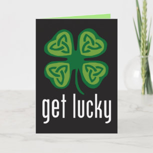 Cartão Get Lucky - Custom St. Patrick's Day