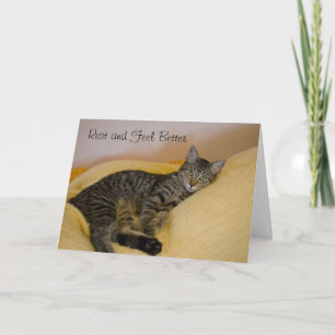 Cartão Get Well Cat Card 2