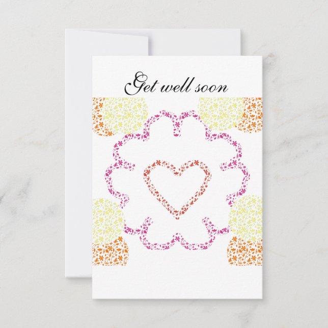 Cartão Get Well Soon (Frente)