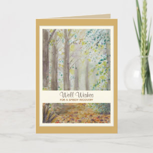 Cartão Get Well Soon Speedy Recovery Greeting Card