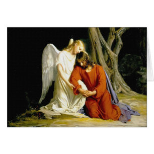 Cartão Gethsemane por Carl Heinrich Bloch 1805