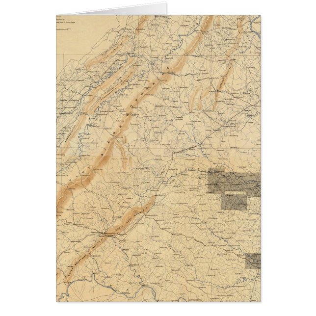 Cartão Gettysburg, Virgínia (Frente)