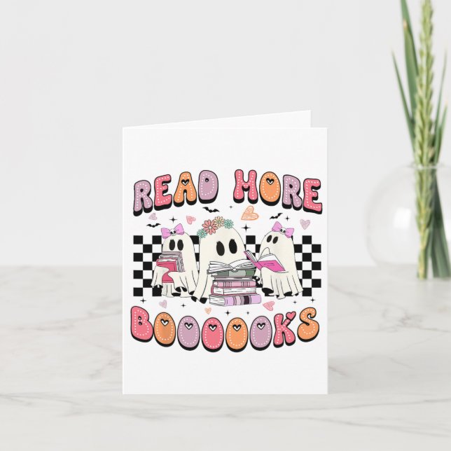 Cartão Ghost Ghost Coffee Halloween Ghost Ice Cof (Frente)