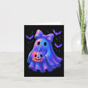 Cartão Ghost Ghost Ghost Arco Halloween Spooky Season Gi