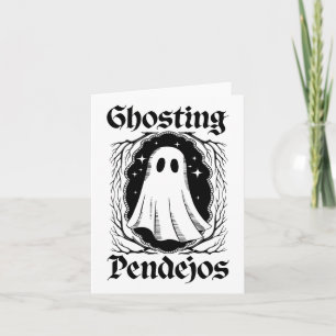 Cartão Ghost Pendejos Engraçado Mexicano Fantasma Co