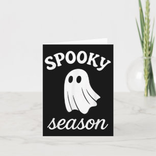 Cartão Ghost Spooky Season Halloween Costume