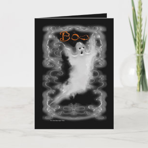 Cartão Ghost White Scroll Border