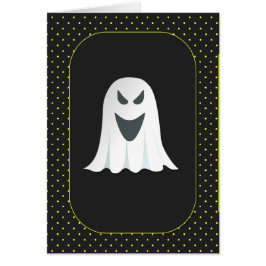 Cartão Ghosted Halloween Ghost