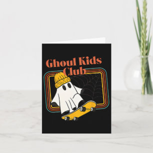Cartão Ghoul Kids Club Skater Halloween Legal Skateb