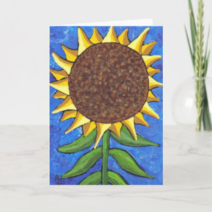 Cartão Giant Sunflower - greeting card