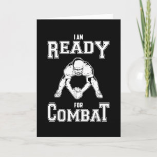 Cartão Gift americano do jogador de futebol americano