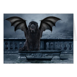 Cartão gigante da gárgula