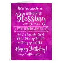 Gigi Birthday, você é uma bênção