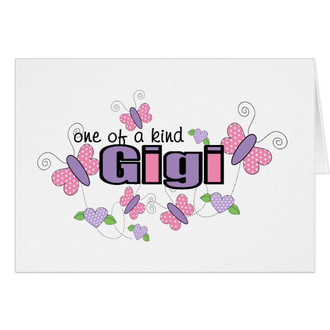 Cartão Gigi Única (Frente Horizontal)