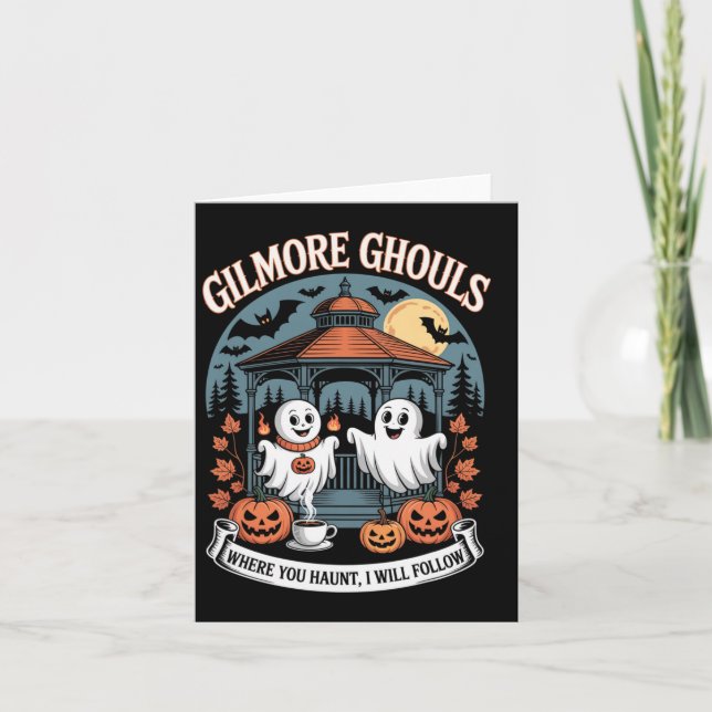 Cartão Gilmore Ghouls Onde Você Se Assombra5  (Frente)