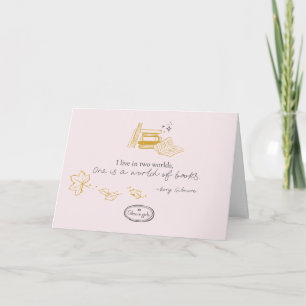 Cartão Gilmore Girls Rory Book Cote Design
