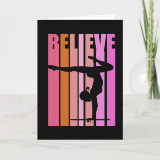 Cartão Ginasio Feminino Ginástica Meninas Mão Invertida R