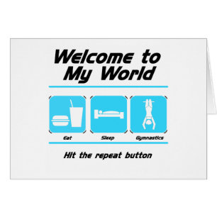 Cartão Ginástica meu mundo