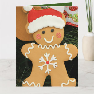 Cartão Ginger Bread Man