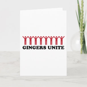 Cartão Gingers Unite