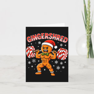 Cartão Gingershred Engraçado Homem de Biscoito de Gengibr