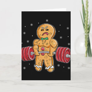 Cartão Gingershred Engraçado Homem de Biscoito de Gengibr