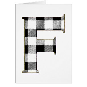 Cartão Gingham Check F
