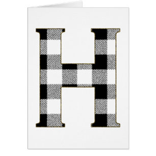Cartão Gingham Check H