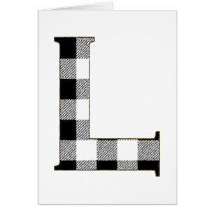 Cartão Gingham Check L