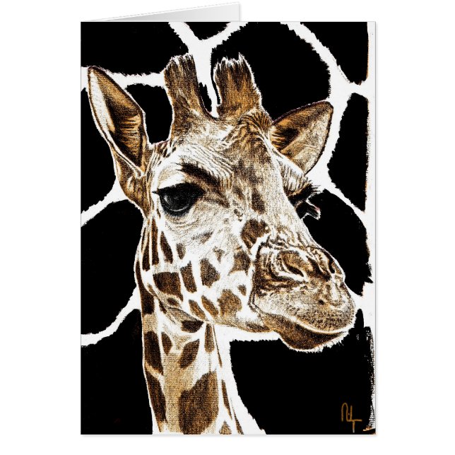 Cartão girafa (Frente)