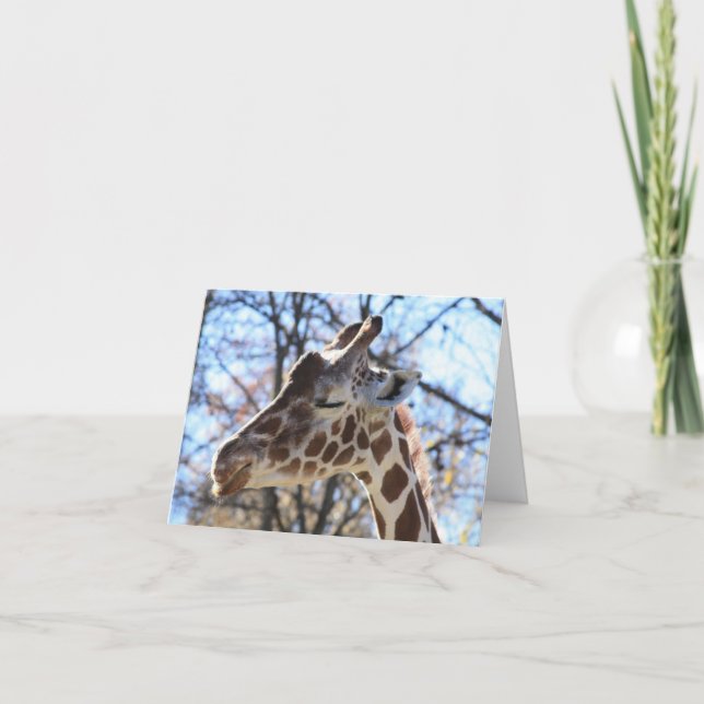 Cartão Girafa (Frente)