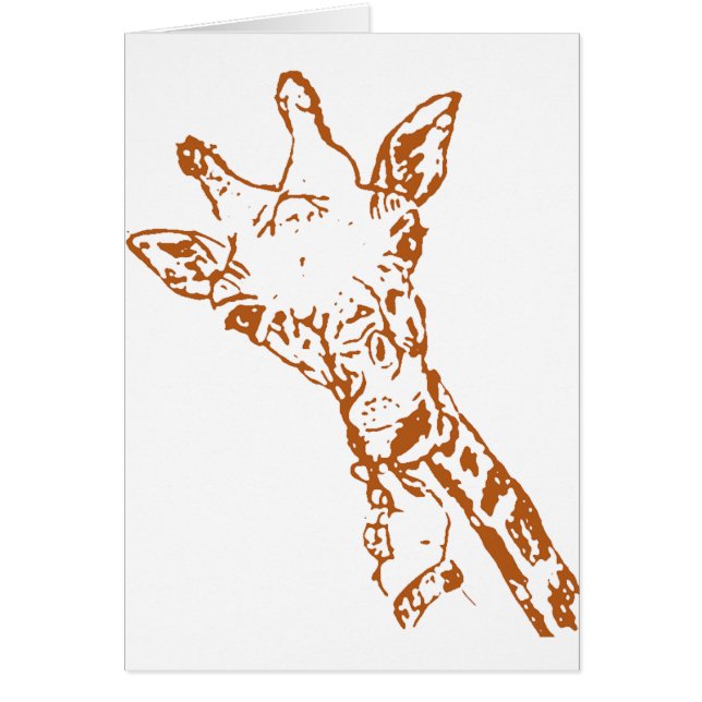 Cartão Girafa (Frente)