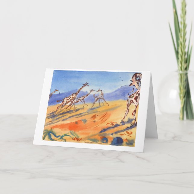 Cartão Girafas (Frente)
