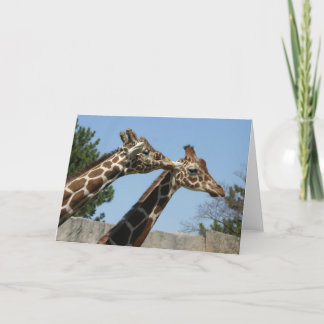 Cartão Giraffe
