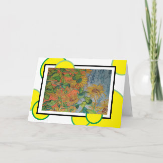 Cartão ''Girassóis Brilhantes''