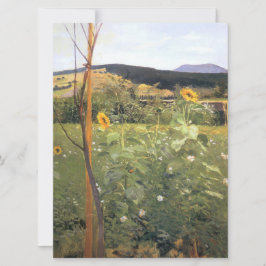 Cartão Girassóis (por Jacek Malczewski)