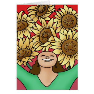 Cartão Girassol