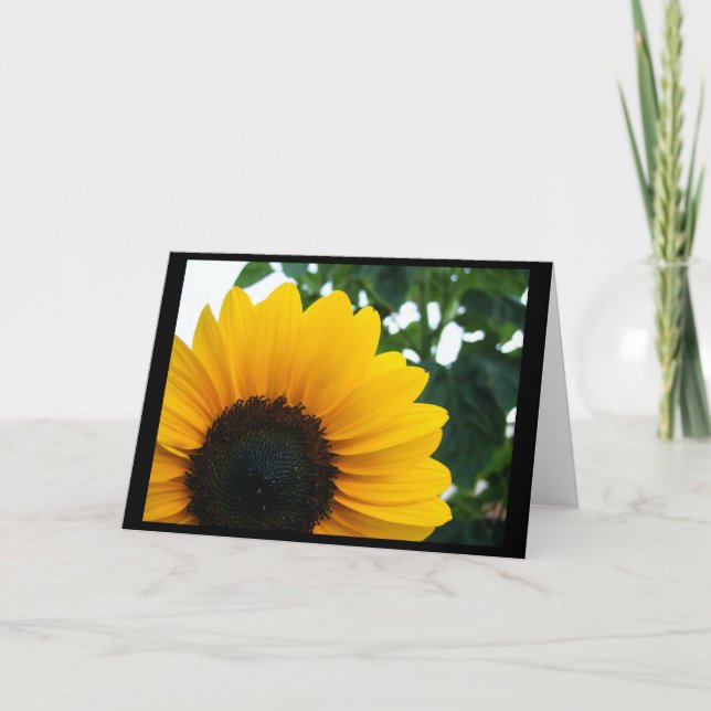 Cartão Girassol (Frente)