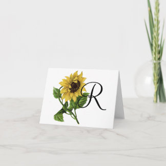 Cartão Girassol Notecard