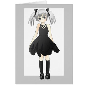 Cartão girl-309514 CUTE ANIME GÓTICO GOTIC EMO NA MODA F