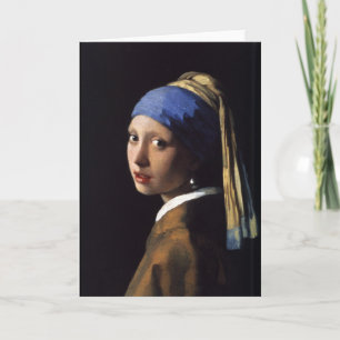 Cartão Girl with a Pearl Earring