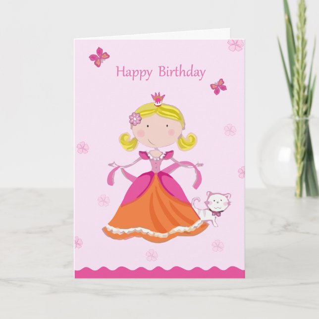 Cartão Girls Birthday Card (Frente)