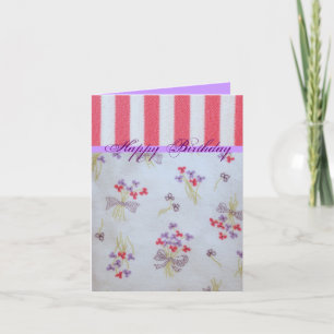 Cartão Girly Birthday