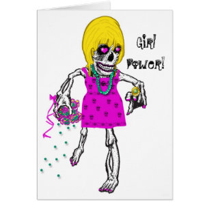 Cartão GIRLY SKELTON