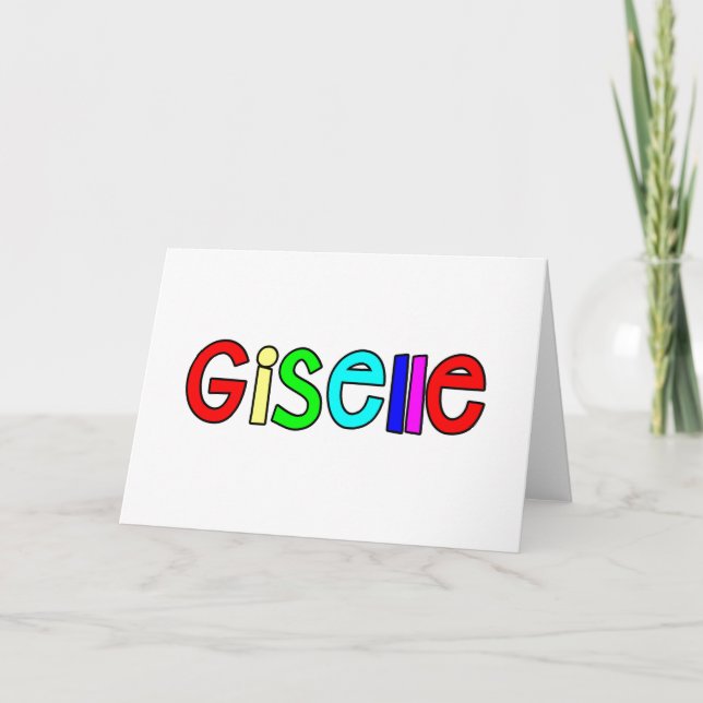 Cartão Giselle (Frente)
