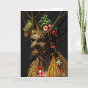 Cartão Giuseppe Arcimboldo - Four Seasons in One Head