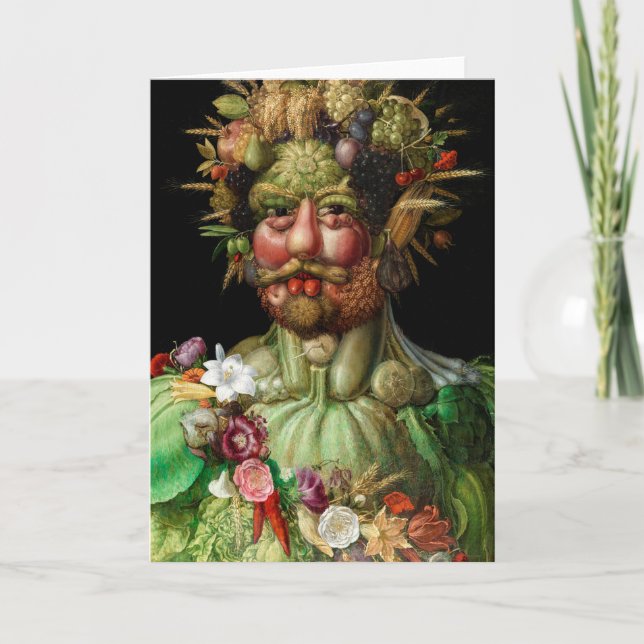Cartão Giuseppe Arcimboldo - Vertumnus (Frente)