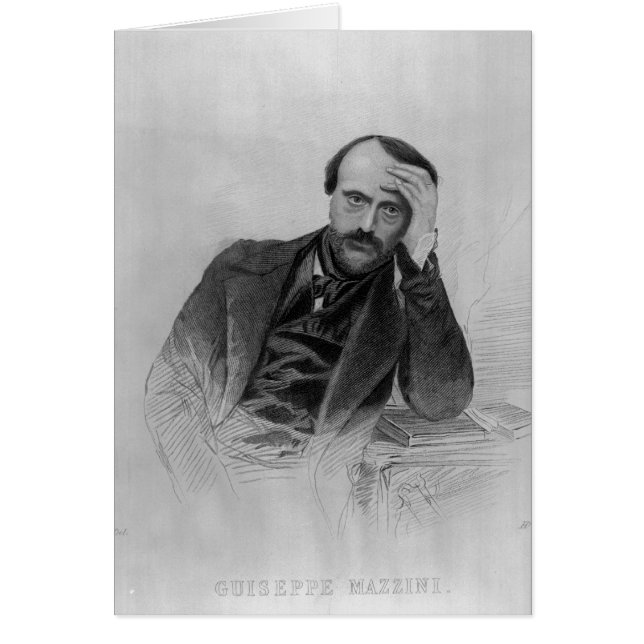 Cartão Giuseppe Mazzini (Frente)