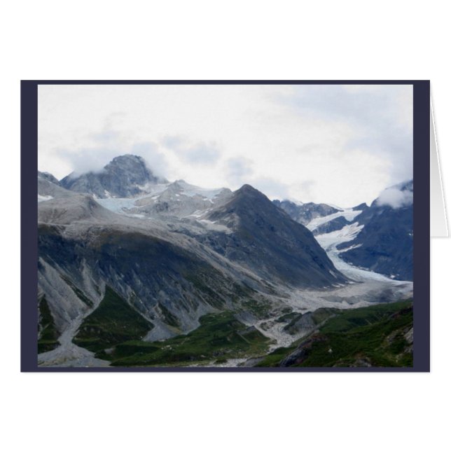 Cartão Glacier Bay Alaska setembro de 2016 (Frente Horizontal)