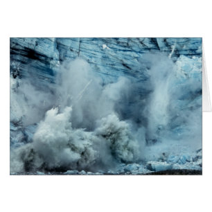 Cartão Glacier Calving, Glacier National Park, Montana